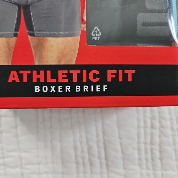 Puma 5 Pack Boxer Briefs Men's L (36-38) Grey Black Tag Free Fast Dry Stretch - Picture 3 of 11